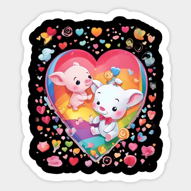 Pig Lover Sticker by animegirlnft